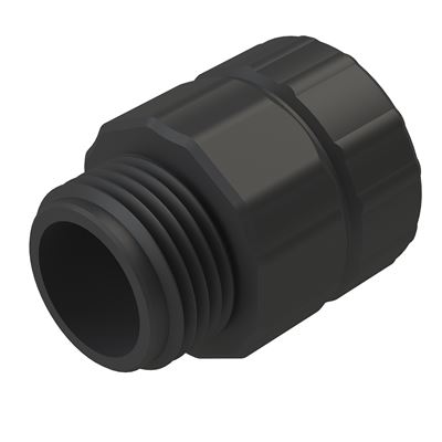 Push-Fit Male Mender; Plastic